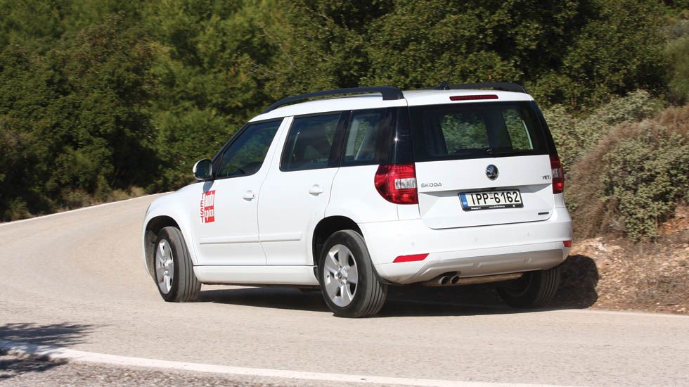 Το ανανεωμένο Skoda Yeti είναι αρκετά ευχάριστο στην οδήγηση με καλά οδικά χαρακτηριστικά και προβλέψιμες αντιδράσεις.	