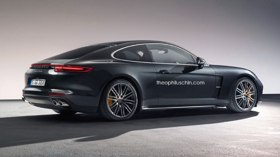 Η Panamera Coupe (ψηφιακά επεξεργασμένη εικόνα) θα μπορούσε να αποτελέσει το πνευματικό παιδί της Porsche 928.