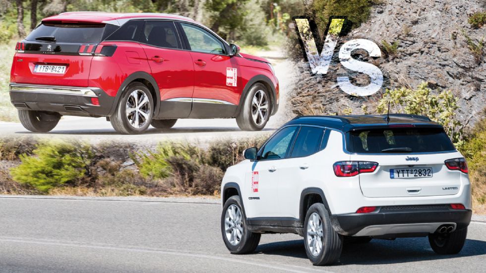 Jeep Compass Vs Peugeot 3008