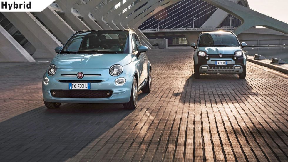 Οδηγούμε τα νέα Fiat 500 & Panda Hybrid 