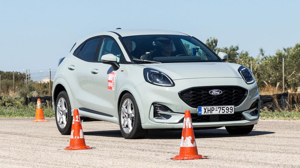 Δοκιμάζουμε τρία διαφορετικά Ford Puma στο elk test 