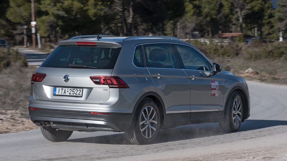 Η ποιότητα κύλισης του VW Tiguan αποτελεί μέτρο σύγκρισης, όχι μόνο για την κατηγορία, αλλά και γενικότερα.