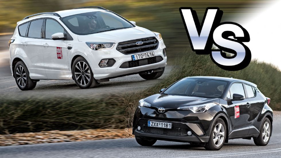 Ford Kuga Vs Toyota C-ΗR