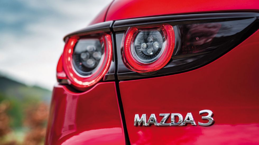 Λεπτομέρειες του νέου Mazda 3.
