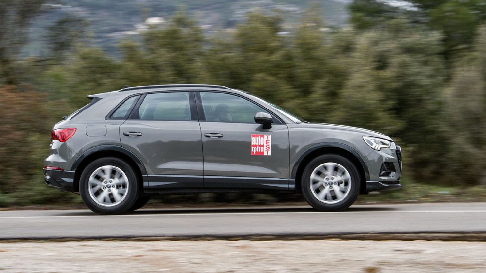 Το Audi Q3 1,5 TFSI συνδυασμένο με το 7τάχυτο ημιαυτόματο κιβώτιο διπλού συμπλέκτη S-Tronic διαθέτει ήπια υβριδική τεχνολογία, που του εξασφαλίζει 
καλύτερη κατανάλωση.