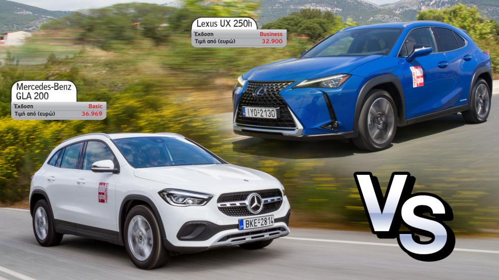 Mercedes GLA Vs Lexus UX