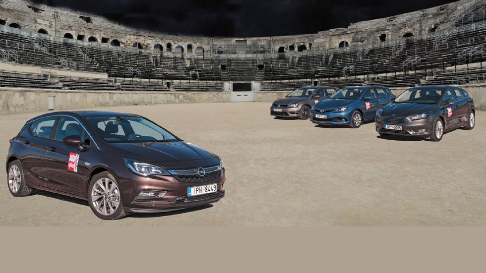 Astra - Focus - Auris - Golf