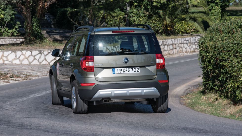 Το Skoda Yeti συνδυάζει επιτυχημένα τη σταθερότητα με την άνεση σε όλες τις συνθήκες οδήγησης.