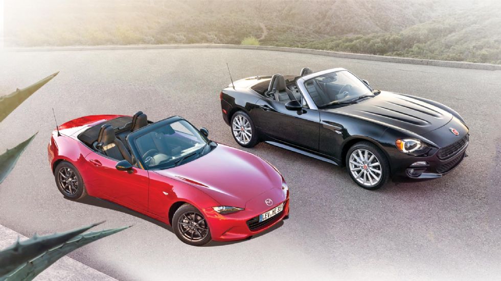 Fiat 124 Spider vs MX-5