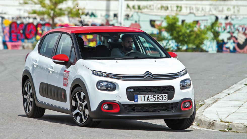 Μοντέρνο και trendy χαρακτήρα αποπνέει το Citroen C3.