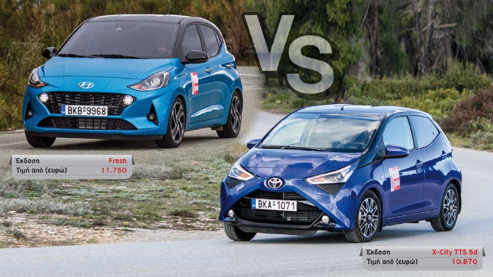 Hyundai i10 Vs Toyota Aygo 