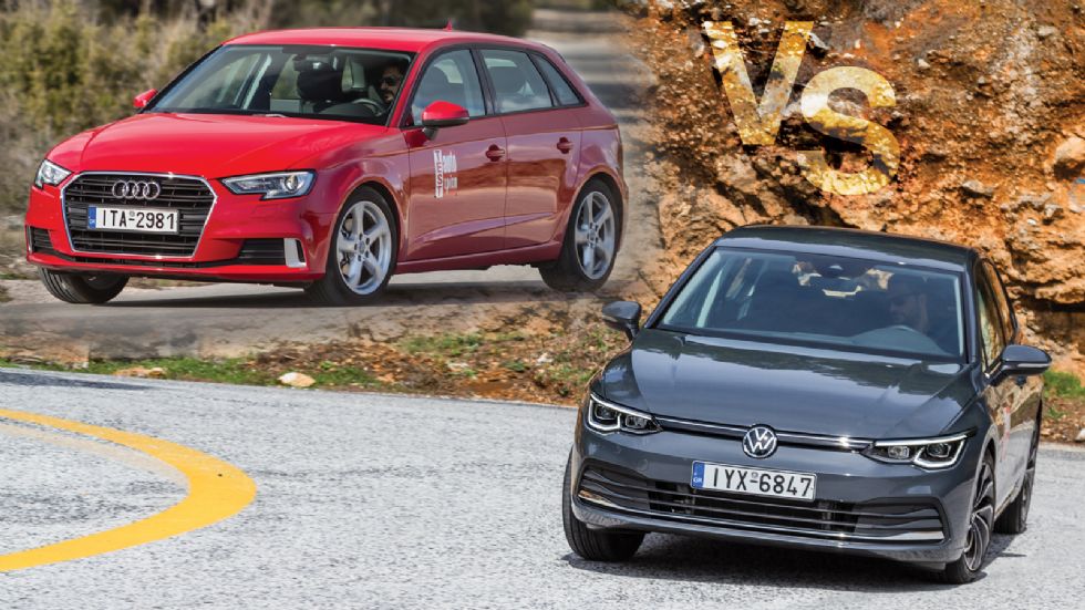 Audi A3 Vs Νέο VW Golf