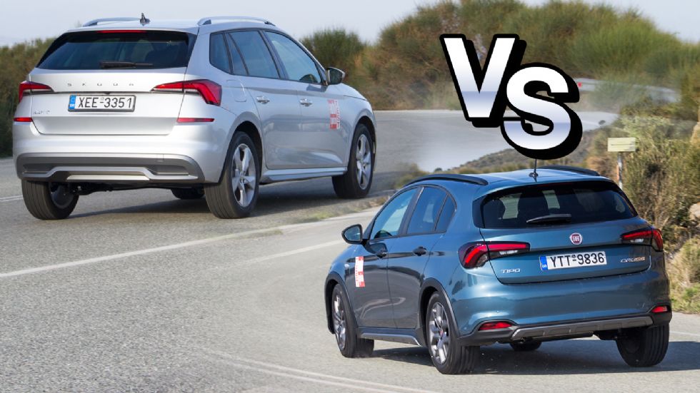 Fiat Tipo Cross Vs Skoda Kamiq