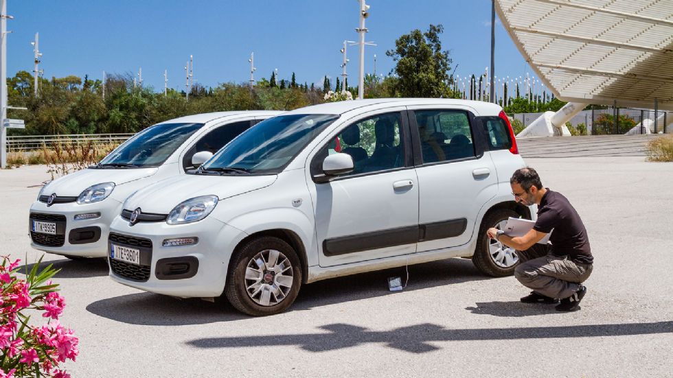 Το test έχει ξεκινήσει. Το Air-condition δουλεύει και στα δύο μοντέλα στην ίδια σκάλα και θερμοκρασία και εμείς μετράμε ανά τακτά χρονικά διαστήματα την θερμοκρασία της καμπίνας.