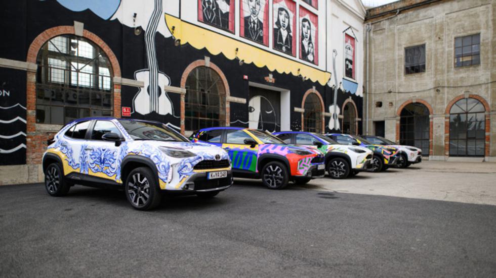 Καλλιτέχνες της Λισαβόνας σχεδίασαν 5 μοναδικά Toyota Yaris Cross