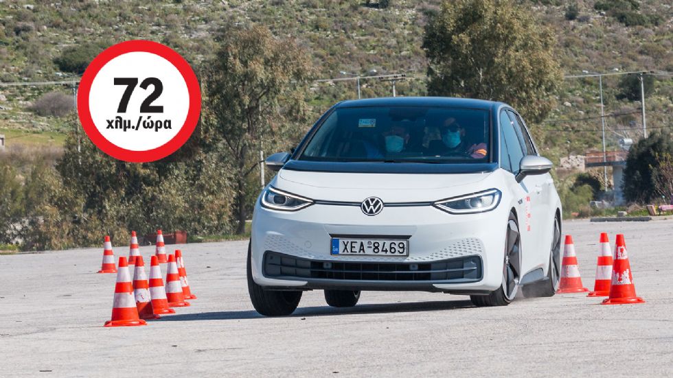 Με πόσα «έστριψε» το ηλεκτρικό VW ID.3 στο Elk Test;