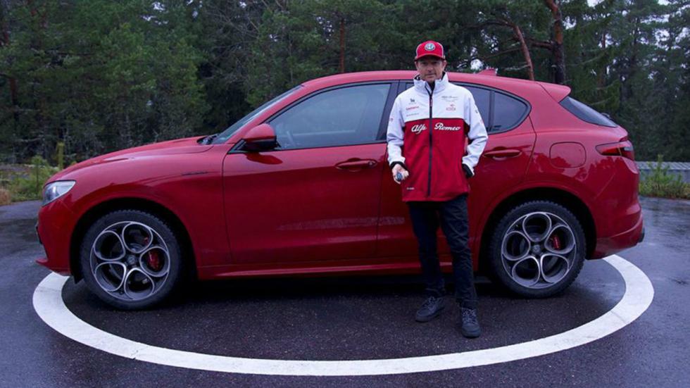 Mε Αlfa Romeo Stelvio κινείται ο Kimi Raikkonen