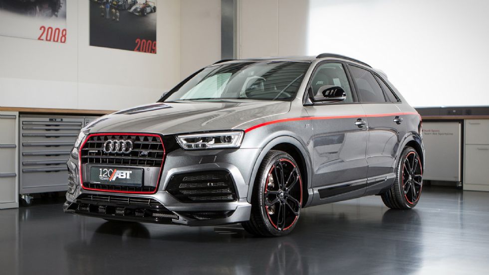 Κάτω από το καπό του Audi QS3 της ΑΒΤ βρίσκεται το 2.0 TDI σύνολο πετρελαίου, του οποίου η απόδοση έχει ανέβει από τους 184 στους 210 ίππους.