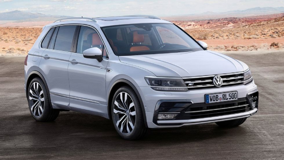 Η 2η γενιά του Tiguan, είναι το πρώτο SUV του ομίλου Volkswagen του οποίου ο σχεδιασμός βασίστηκε εξολοκλήρου στην πλατφόρμα MQB.