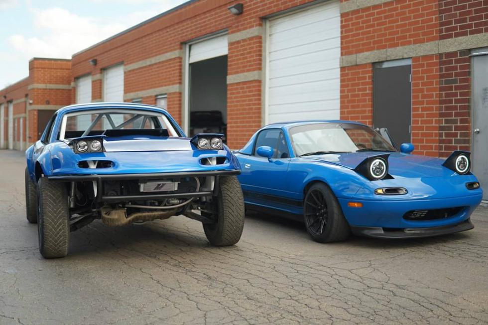 Off-road Mazda MX-5 με μοτέρ Subaru (+vids)