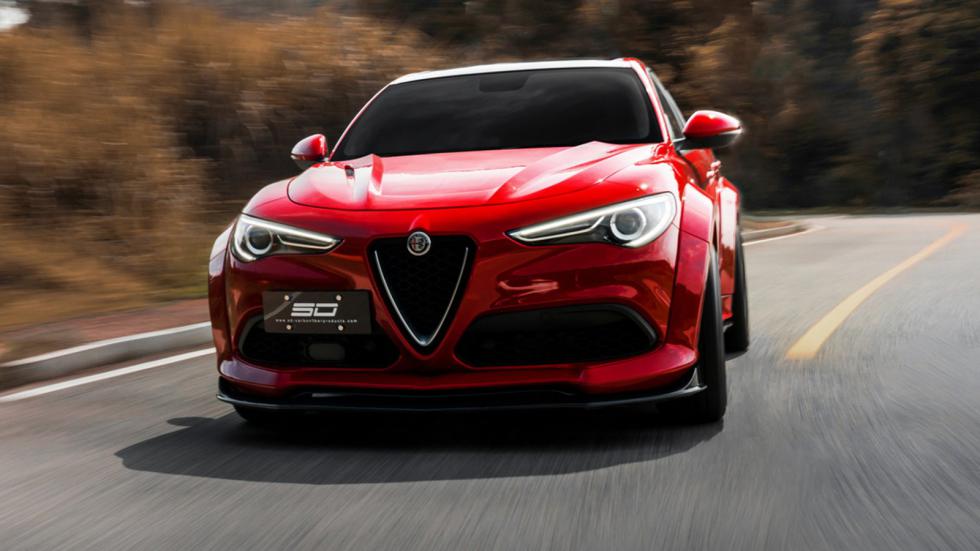 Η καλλονή Alfa Romeo Stelvio... «τουμπανιάστηκε»