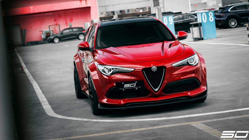 Η καλλονή Alfa Romeo Stelvio... «τουμπανιάστηκε»