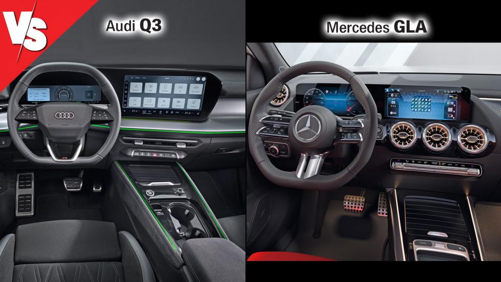 VS: Το νέο Audi Q3 απέναντι στην Mercedes GLA: Μάχη στα premium SUV