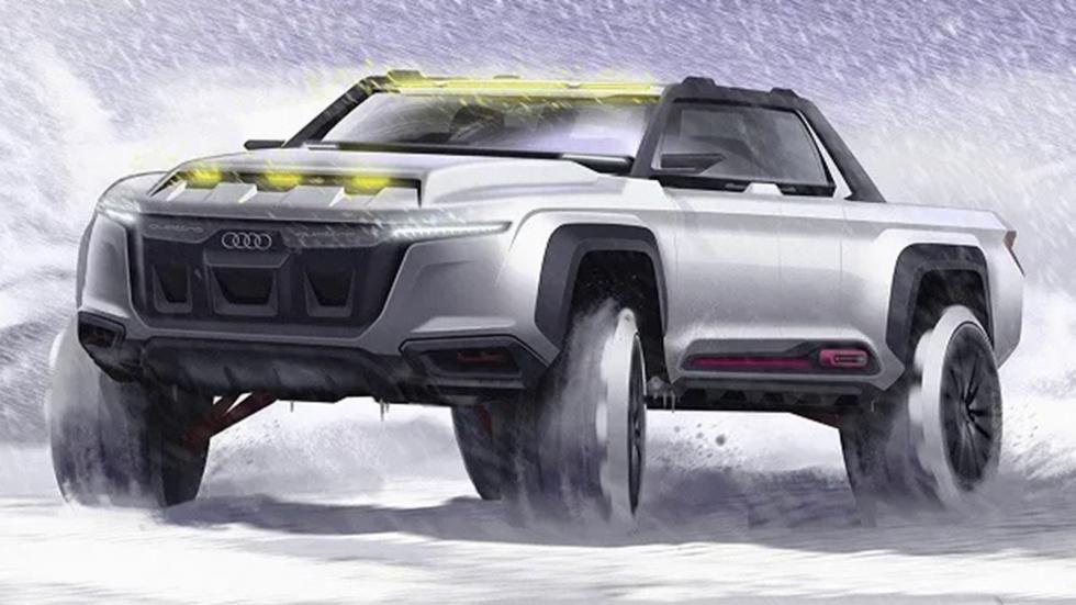 Ψηφιακά σχέδια ανεξάρτητου δημιουργού για ένα μελλοντικό Audi pick-up.