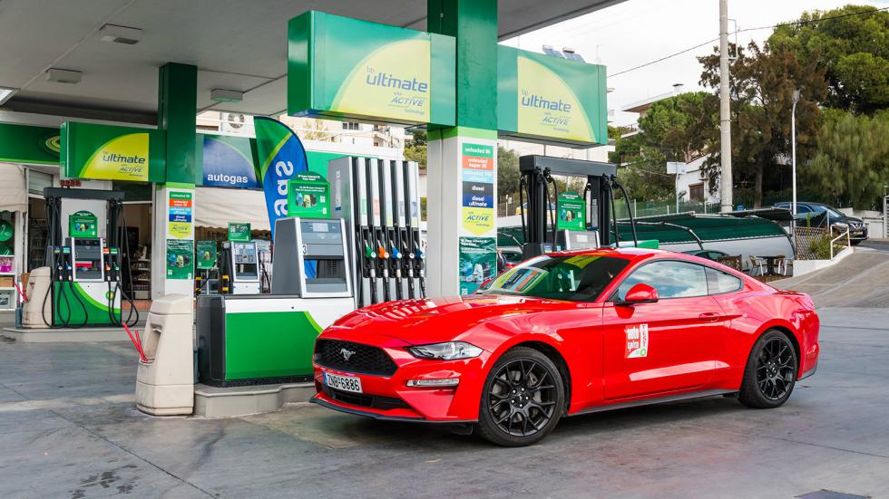 Δοκιμή: Ford Mustang με BP Super Unleaded 98