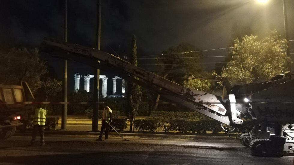 Ασφαλτοστρώνεται όλο το κέντρο της Αθήνας
