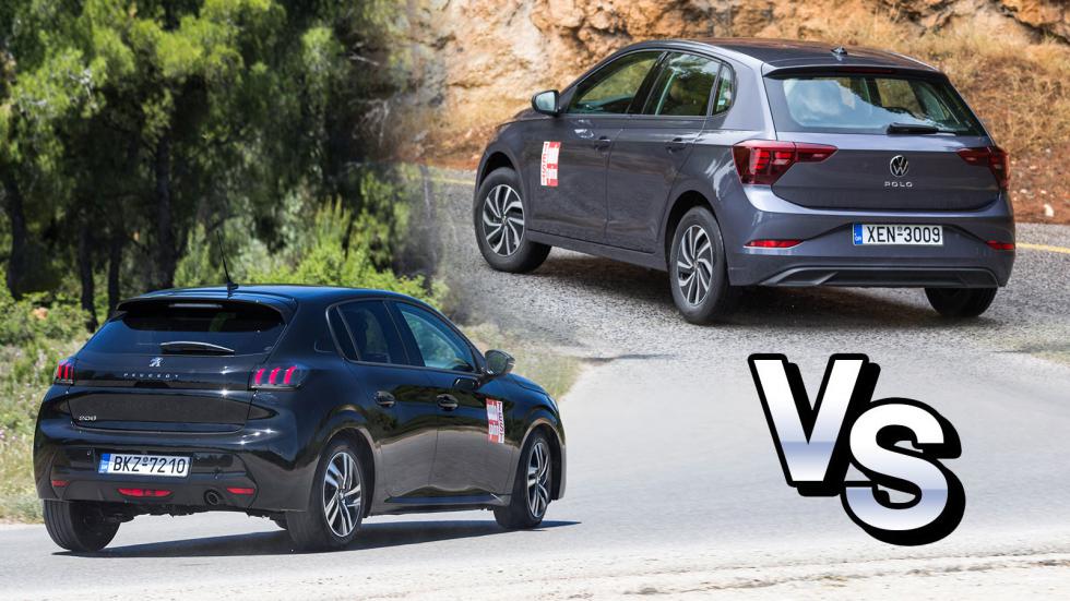 VW Polo TGI Vs Peugeot 208 diesel: Μάχη μικρών και οικονομικών  