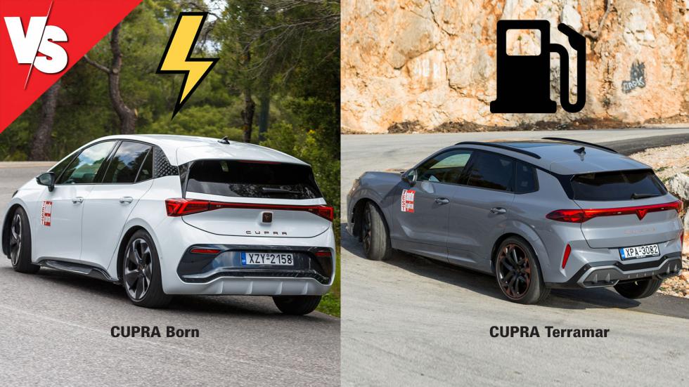 Στα ίδια λεφτά, ηλεκτρικό CUPRA Born ή βενζινοκίνητο Τerramar; 