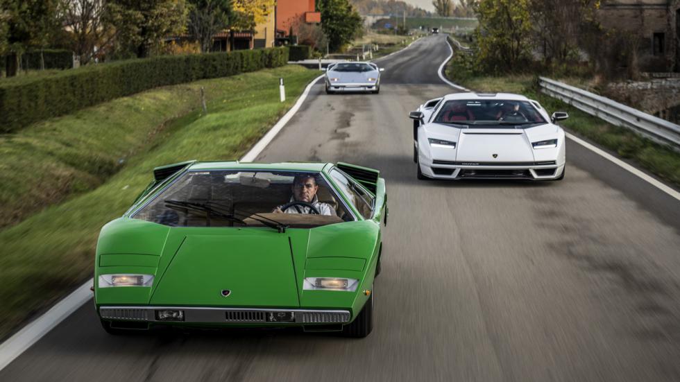 Με εκλεκτή παρέα η πρώτη εξόρμηση της νέας Lamborghini Countach