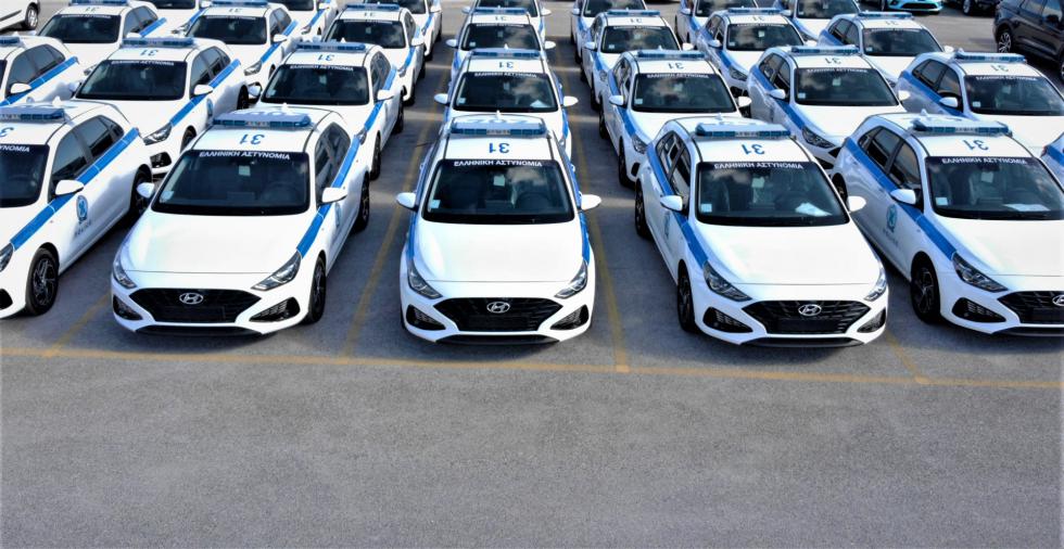 Στην διάθεση της ΕΛ.ΑΣ 33 νέα περιπολικά Hyundai i30