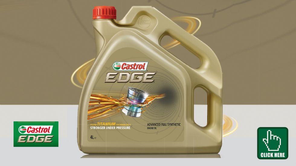 Το Castrol ΕDGE μειώνει την τριβή και βελτιώνει κατά 20% την απόδοση. Μία βελτίωση ιδιαίτερα σημαντική στους σημερινούς προηγμένους κινητήρες όπου οι θερμοκρασίες και οι πιέσεις είναι υψηλότερες από π