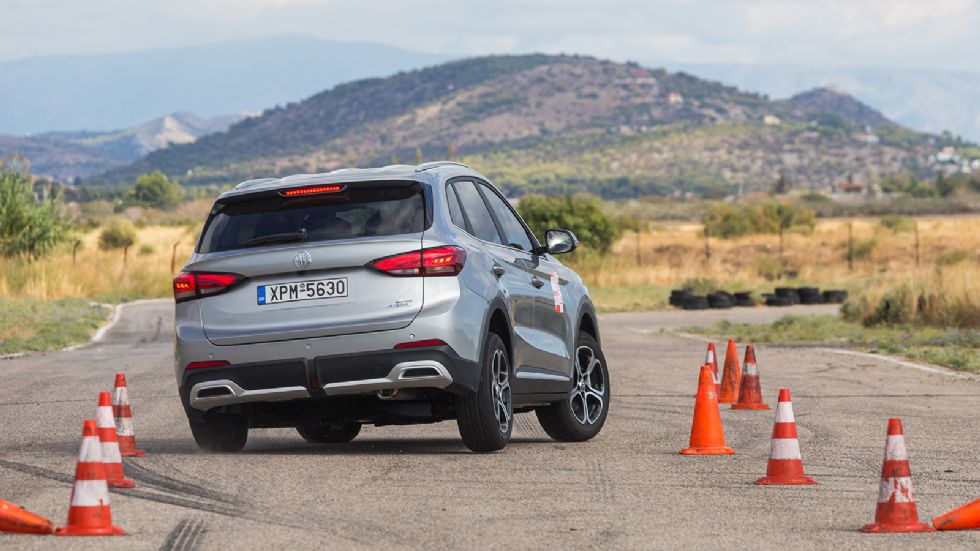 Αποτελεσματικό υπό πίεση το MG ZS Hybrid. Πέρασε με 76 χλμ./ώρα.