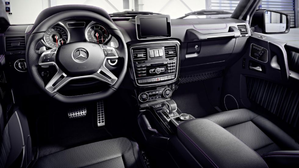 Διαχρονικό και ποιοτικό. Αυτά είναι τα βασικά χαρακτηριστικά του εσωτερικού της αειθαλούς Mercedes-Benz G-Class.
