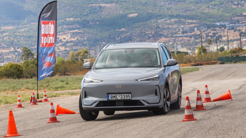 Elk test στο Geely EX5 -Αποτελεσματικό και με άνετη ανάρτηση