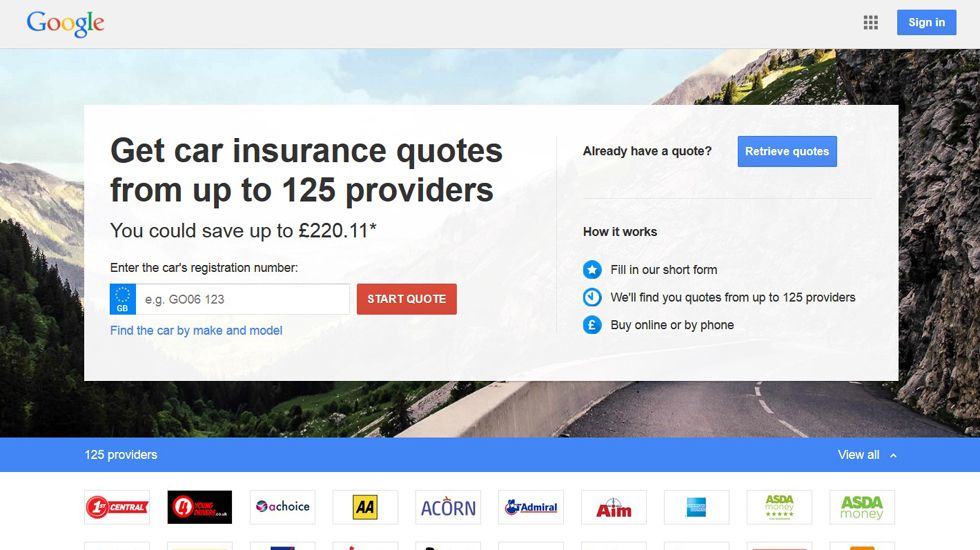 Στην Αγγλία λειτουργεί το site Compare Now, όπου ο ενδιαφερόμενος μπορεί να συγκρίνει τιμές από διάφορες εταιρείες για την ασφάλιση Ι.Χ., κάτι που σκέφτεται να επεκτείνει η Google και σε online ασφάλι