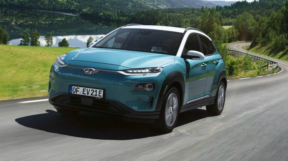 Βλέπετε το ηλεκτρικό Hyundai Kona.