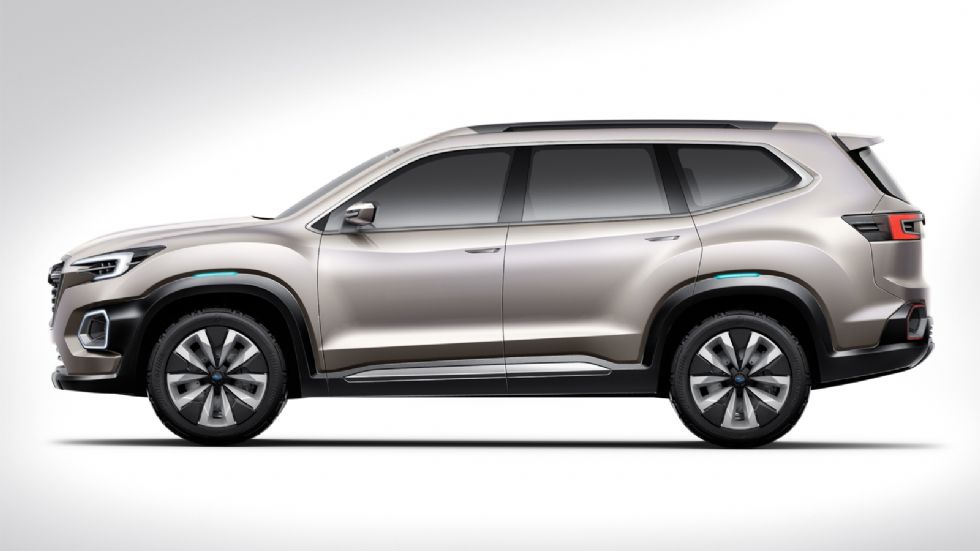 Το concept της Subaru έχει μήκος 5,2 μ., πλάτος 2 μ. και ύψος 1,8 μ., ενώ το μεταξόνιό του εκτείνεται στα 3 μ., όντας 38 εκ. μακρύτερο από αυτό του Outback.