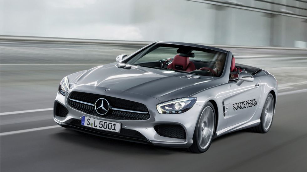 Η ανανεωμένη Mercedes SL φέρει αρκετά κοινά σχεδιαστικά σημεία με την AMG GT.