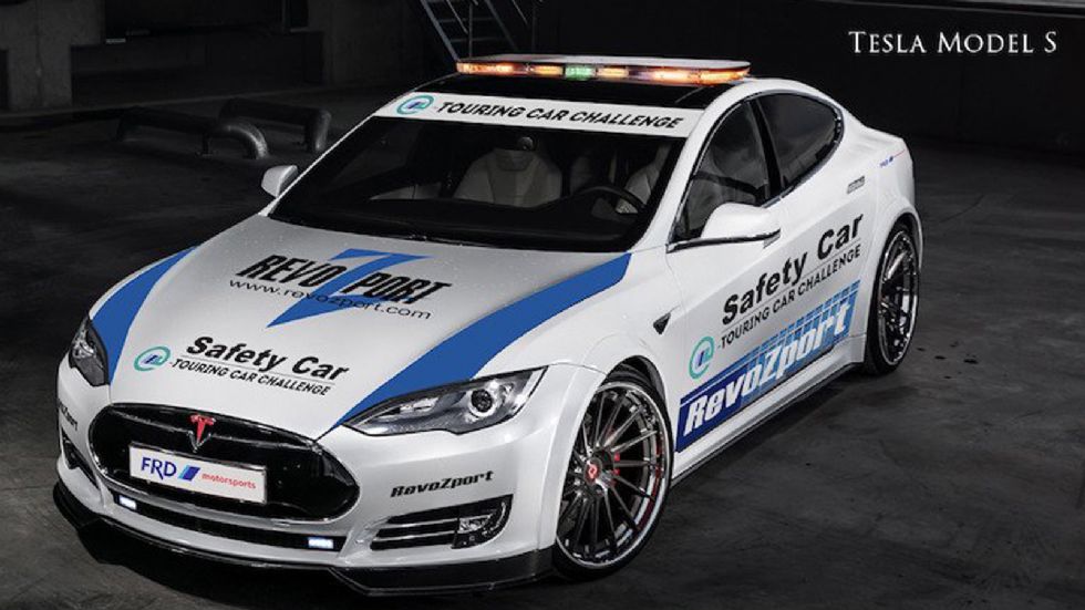 Tesla Model S Safety Car