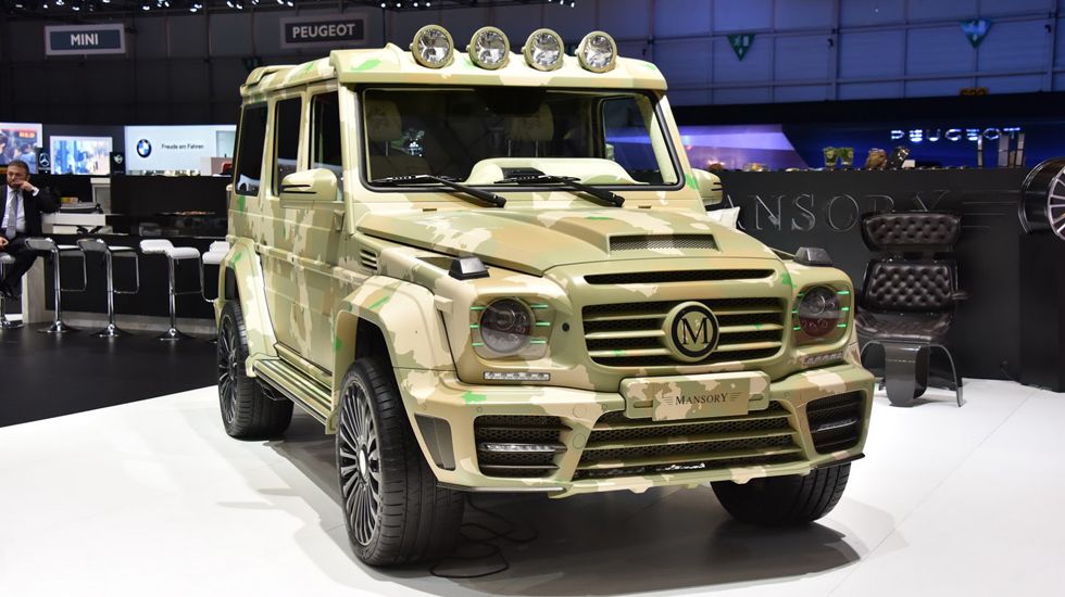 Το Mansory Sahara Edition G-Class, το οποίο στηρίζεται στην Mercedes-Benz G63 AMG, έκανε ντεμπούτο στην έκθεση της Γενεύης.