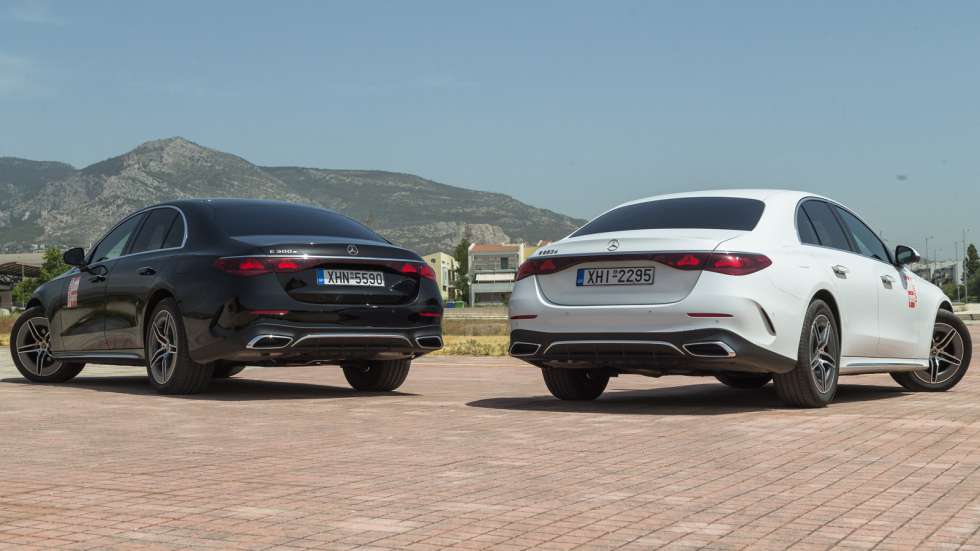 Η E-Class είναι η κορυφαία λιμουζίνα της κατηγορίας. H Plug-in υβριδική E 300 e προσφέρει τα καλά της ηλεκτροκίνησης στην καθημερινότητα χωρίς το άγχος της αυτονομίας, ενώ η diesel Ε 220 d είναι 12 χι