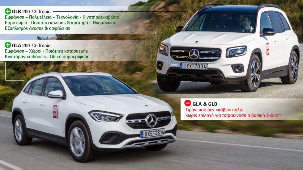 GLA ή GLB: Τι Mercedes SUV να αγοράσω;