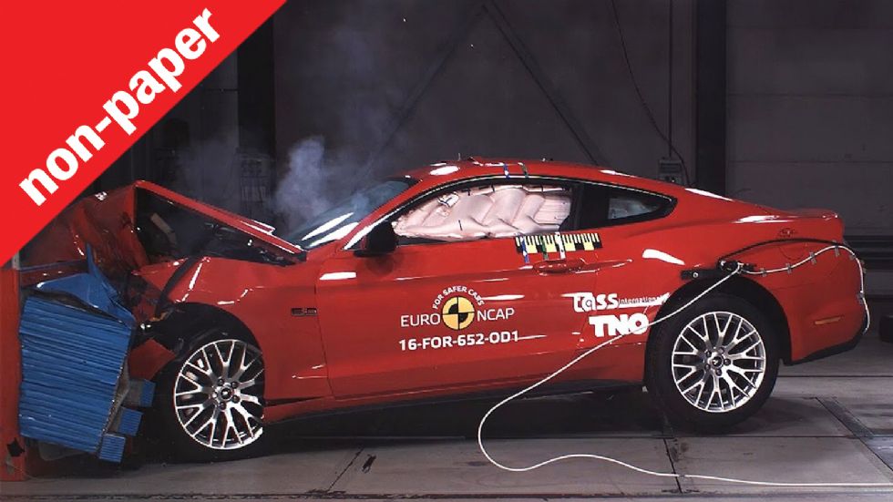 Mόνο 2 αστέρια κατάφερε να αποκομίσει η Mustang στο NCAP.