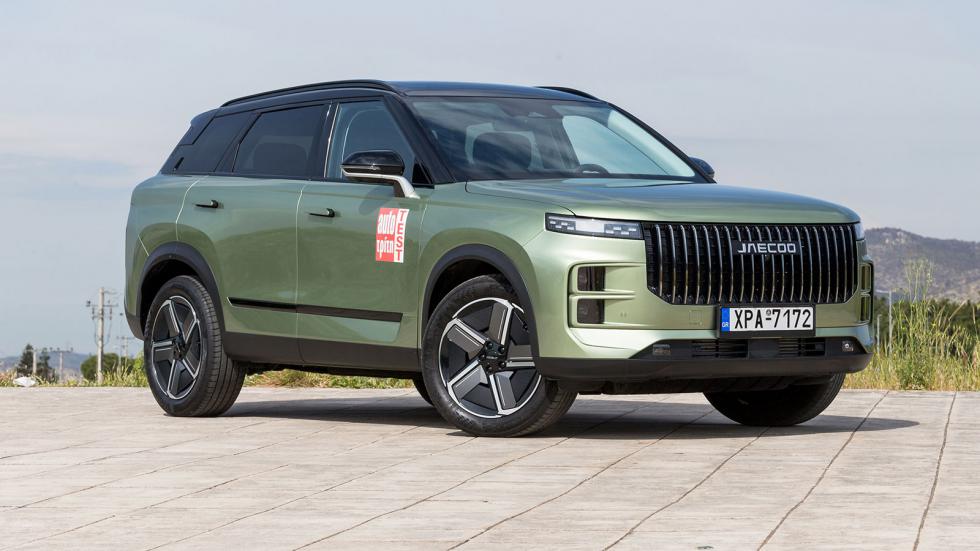 Jaecoo 7: Επιβλητικό με ωραίες λεπτομέρειες και αισθητική που θυμίζει Land Rover.