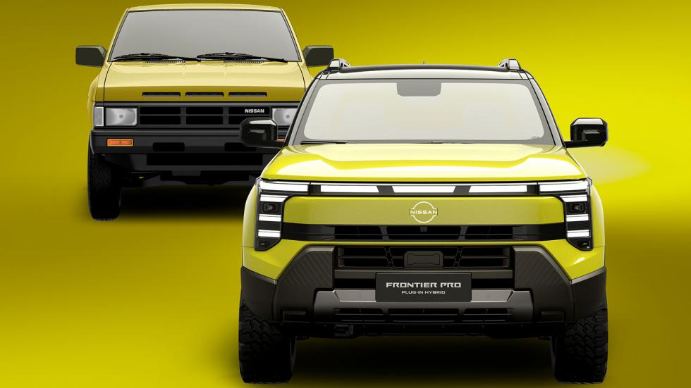 Έμπνευση για τη σχεδίαση του νέου Frontier Pro από το Nissan King Cab D21 της δεκαετίας του 1980.