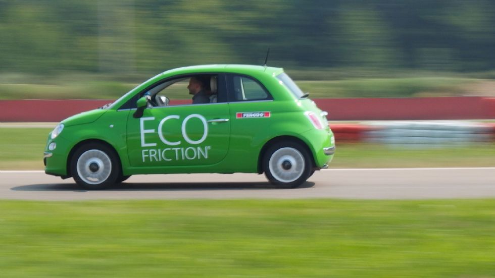 Οι δοκιμές στην πίστα του Vairano έγιναν με Fiat 500.